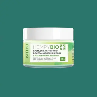 98302. КРЕМ ДЛЯ АКТИВНОГО ВОССТАНОВЛЕНИЯ КОЖИ С МАСЛОМ СЕМЯН КОНОПЛИ