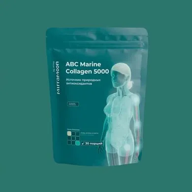 3529. Пептиды рыбного коллагена ABC Marine Collagen (Со вкусом Апельсина) 165 г