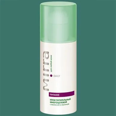 3028. Крем питательный многоцелевой с мелиссой и малиной (диспенсер)